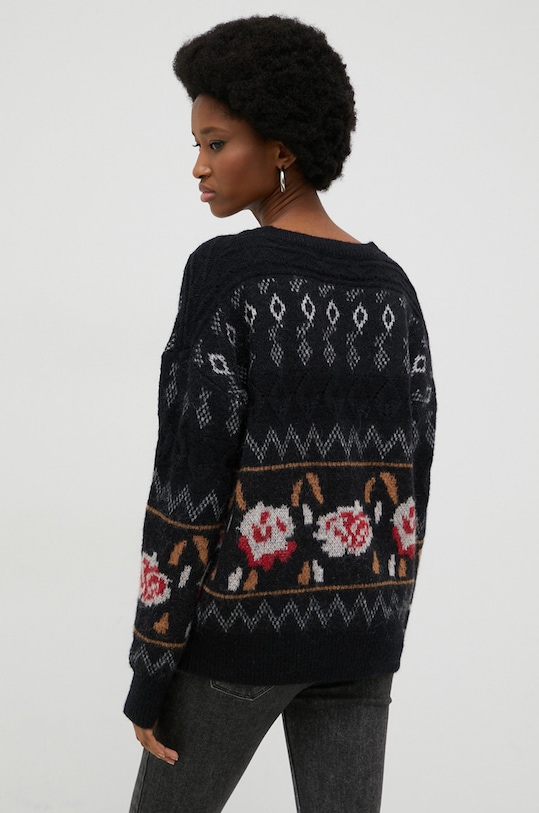 Îmbrăcăminte Answear Lab pulover de lana PM8080.h negru