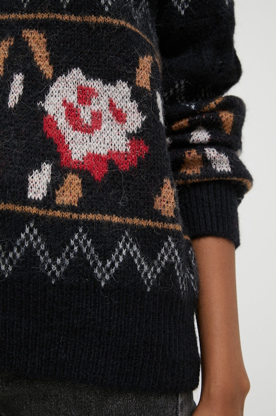 Answear Lab pulover de lana PM8080.h negru