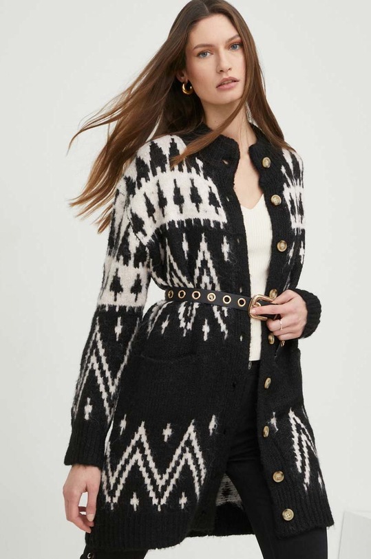 Μάλλινη μπλουζα Answear.LAB με μείγμα μαλλιού μαύρο JP6110.js