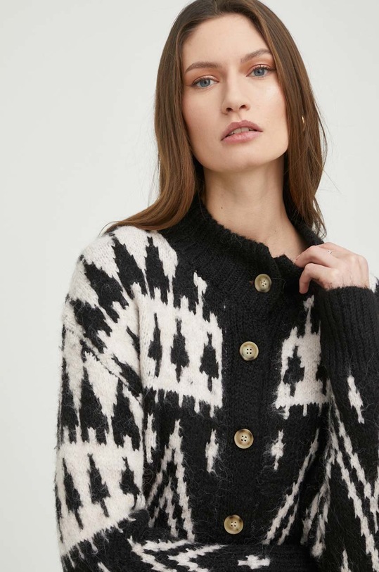 Μάλλινη μπλουζα Answear.LAB μαύρο JP6110.js