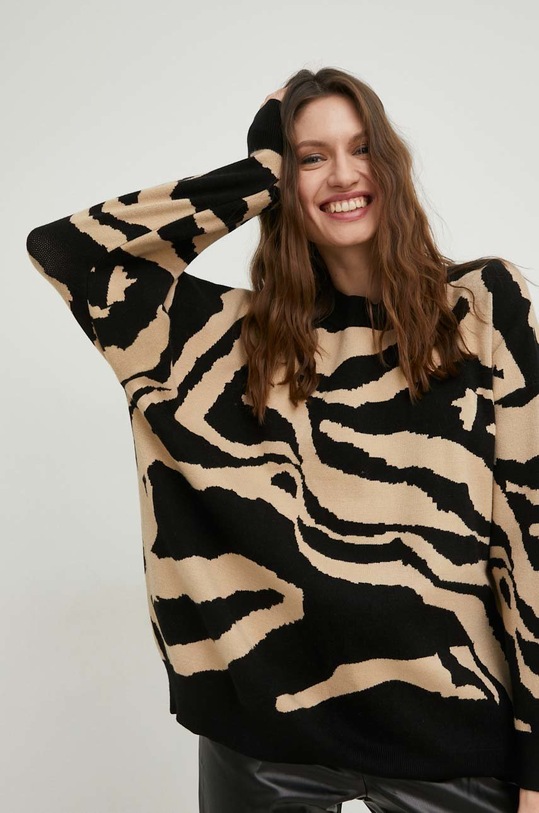 Answear Lab sweter pozostałe czarny R.267.h