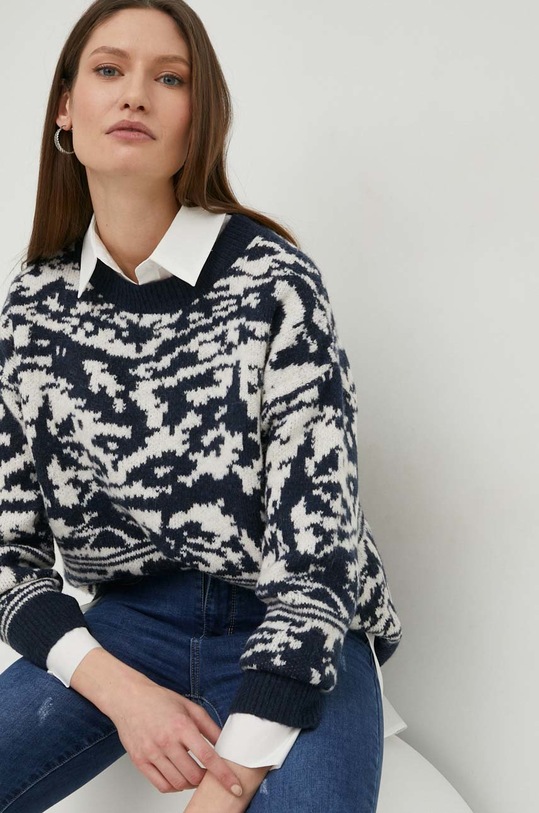 Μάλλινη μπλουζα Answear.LAB YU3123.1h μπλε WW23