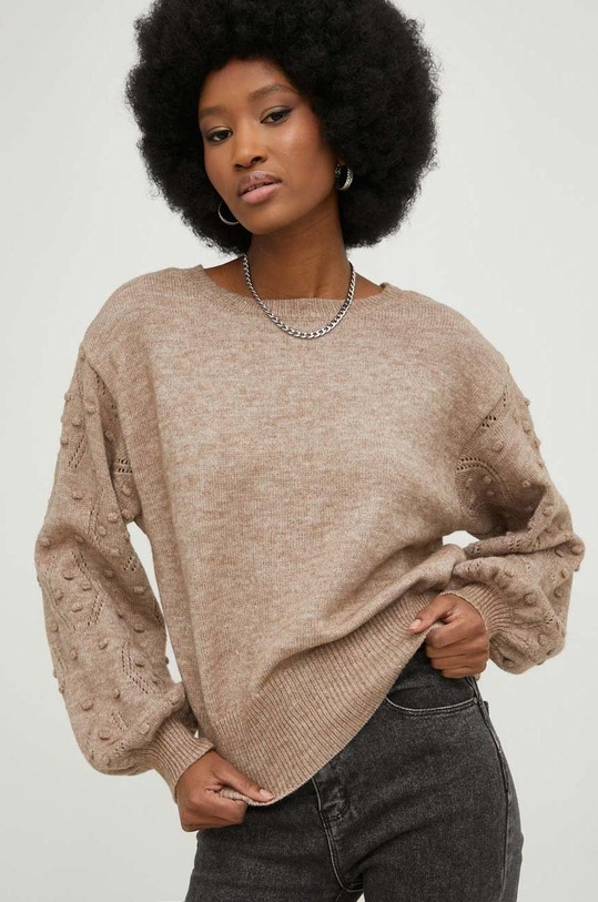 Answear Lab sweter beżowy B10.1WK
