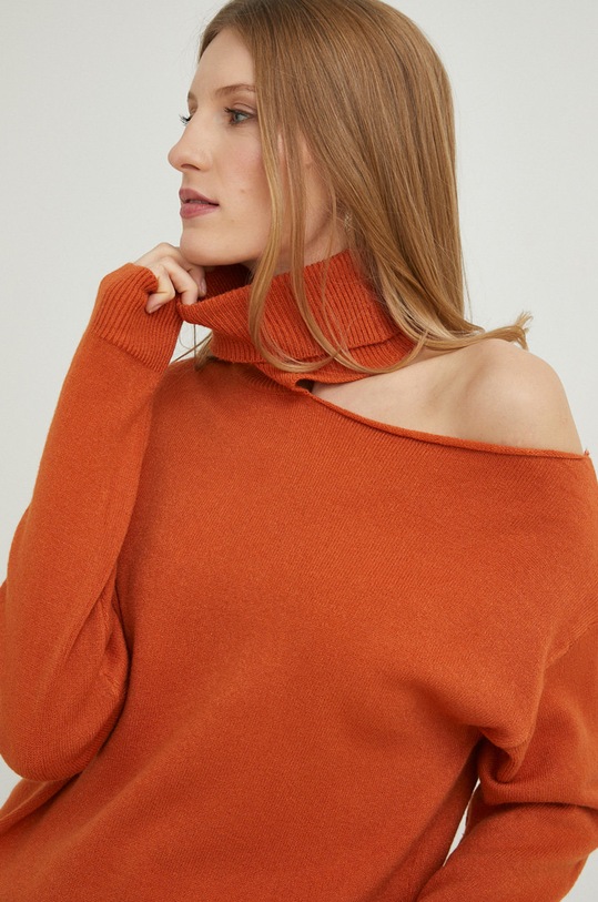 Answear Lab sweter pomarańczowy lu1312.w