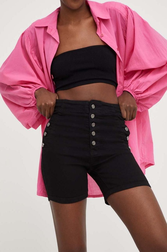 Джинсовые шорты Answear.LAB X Лимитированная коллекция SISTERHOOD джинс чёрный s860a.1KK