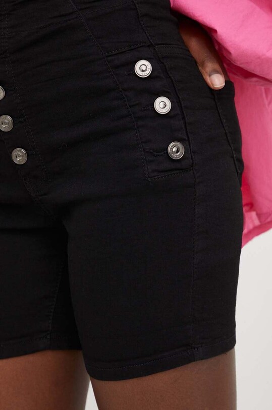 Answear Lab szorty jeansowe X kolekcja limitowana SISTERHOOD czarny s860a.1KK