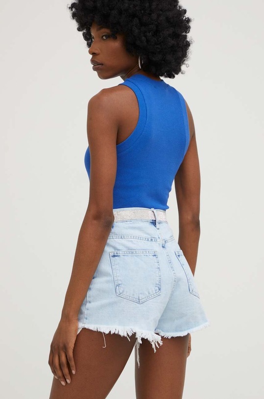Odzież Answear Lab szorty jeansowe jk9283.w niebieski