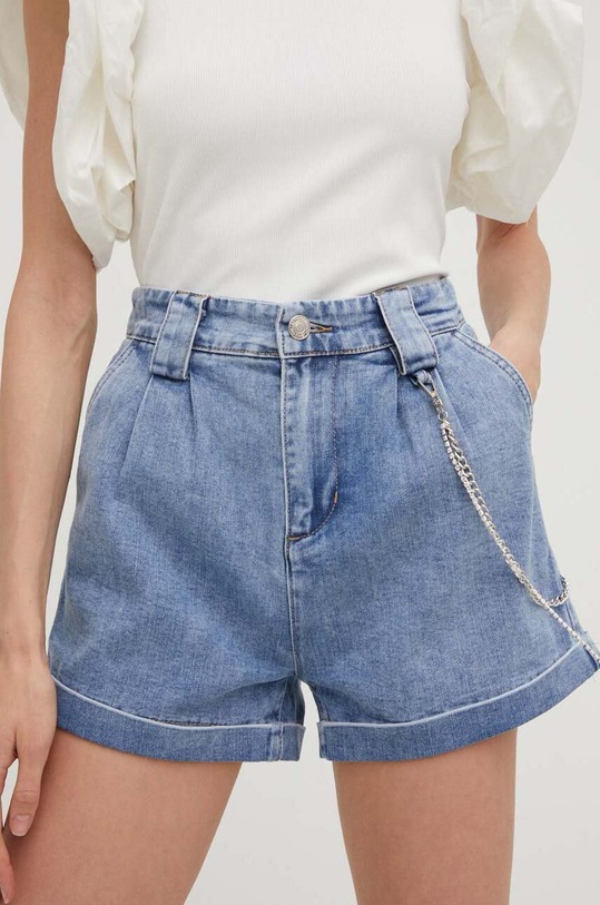 Answear Lab szorty jeansowe z elastanem niebieski SJ1163.KK