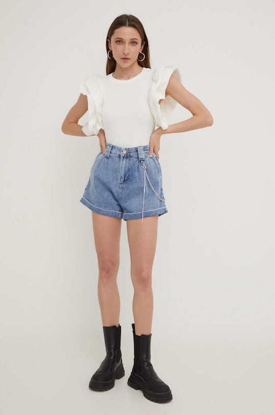 Answear Lab szorty jeansowe SJ1163.KK niebieski WW23