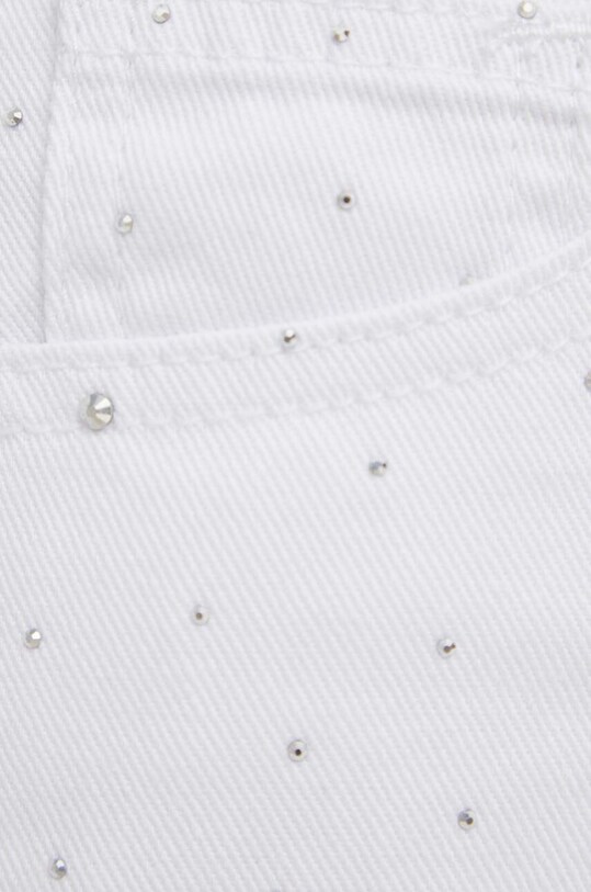 Τζιν σορτς Answear Lab X limited collection BE SHERO a270.h λευκό