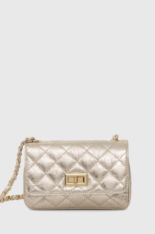 Kožená kabelka Answear.LAB přírodní kůže zlatá 6610731.js