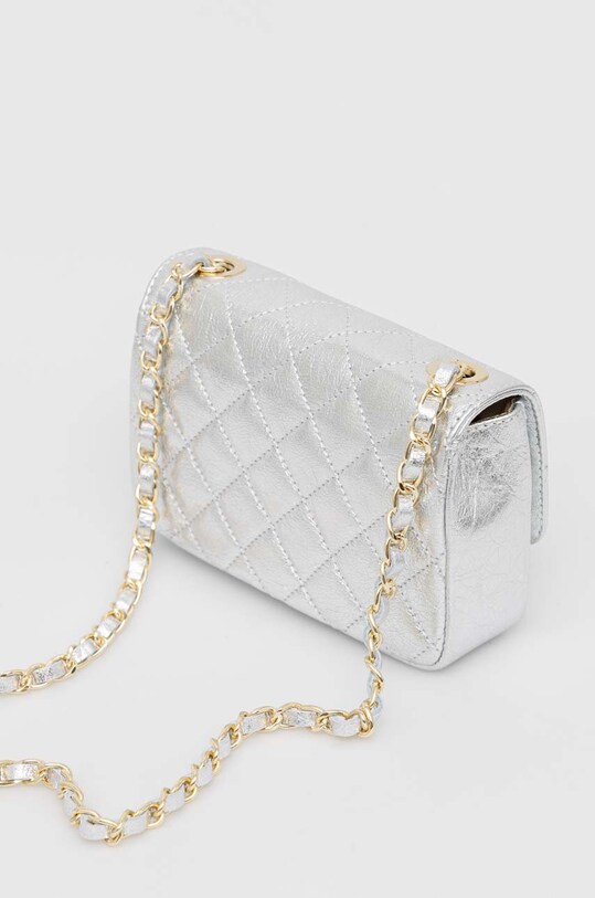Answear.LAB torebka skórzana srebrny 661073.WK