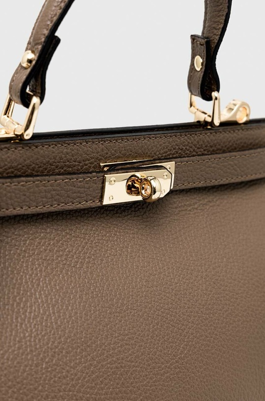 Akcesoria Answear.LAB torebka skórzana modeli17.30.WK beżowy