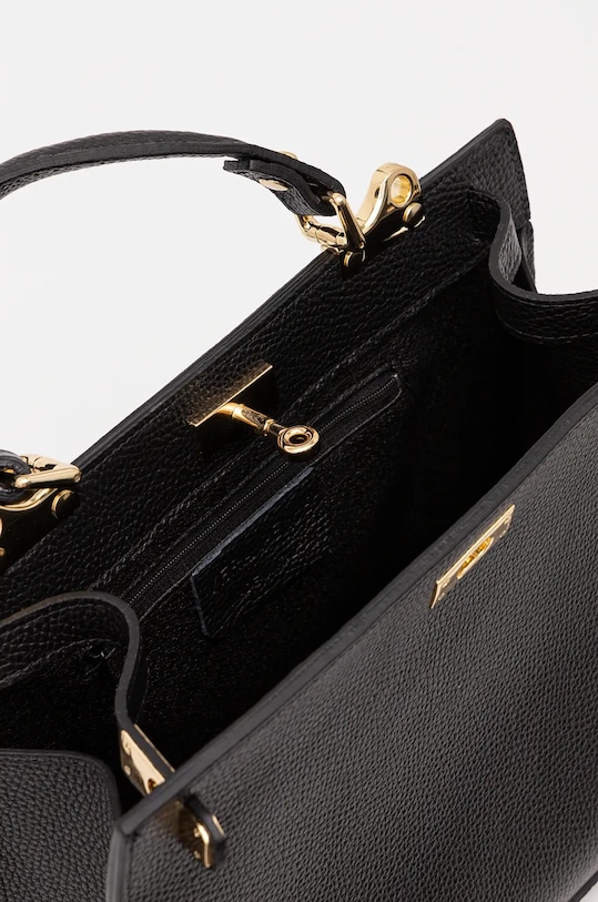 Δερμάτινη τσάντα Answear.LAB modeli17.30.WK μαύρο