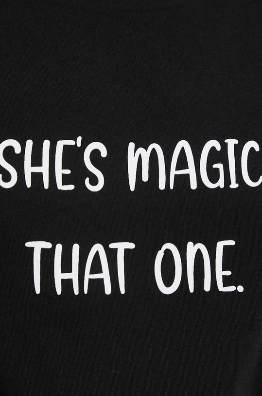 Answear Lab t-shirt bawełniany czarny WW23.TSD00U