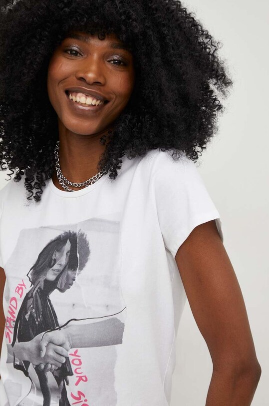 Answear Lab t-shirt TSD02E bianco