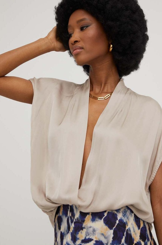 Блузка Answear.LAB бежевый 92698.1WK