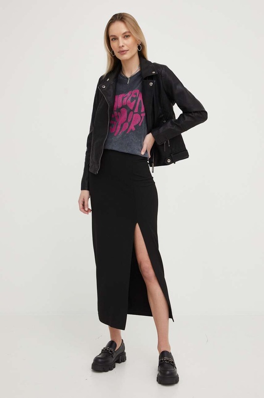 Answear Lab t-shirt bawełniany tsv1269.KK szary WW23