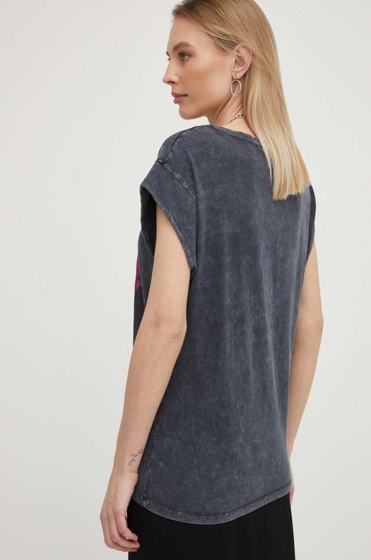 Odzież Answear Lab t-shirt bawełniany tsv1269.KK szary