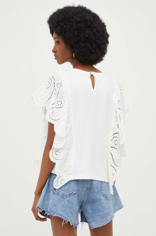 Odzież Answear Lab t-shirt X kolekcja limitowana BE SHERO r7869.kk biały