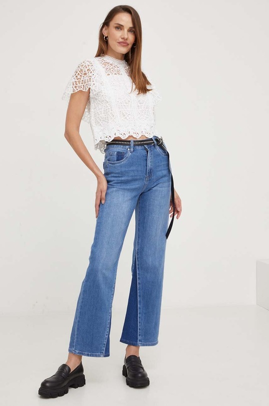 Answear Lab bluzka bawełniana biały ch6502.IH