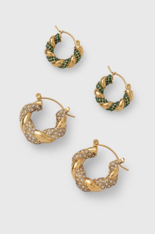 Аксесуари Сережки Answear.LAB 2-pack jew.15.cdb золотий