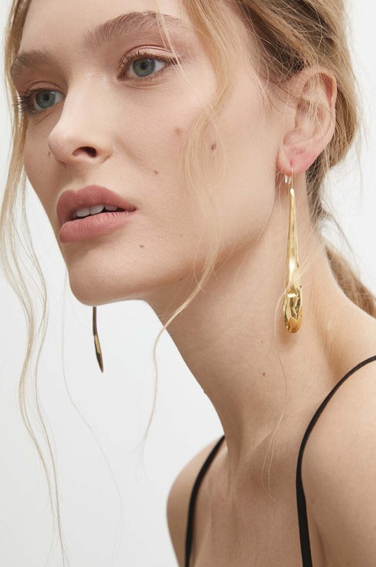 Náušnice Answear.LAB zlatá M23KE154.fkk