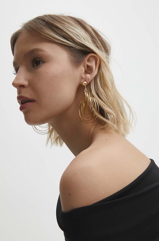 Náušnice Answear.LAB zlatá 120118.cdb