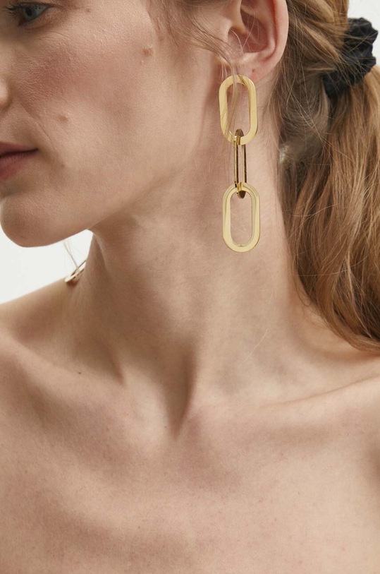 Náušnice Answear.LAB 7190808801.HWK zlatá