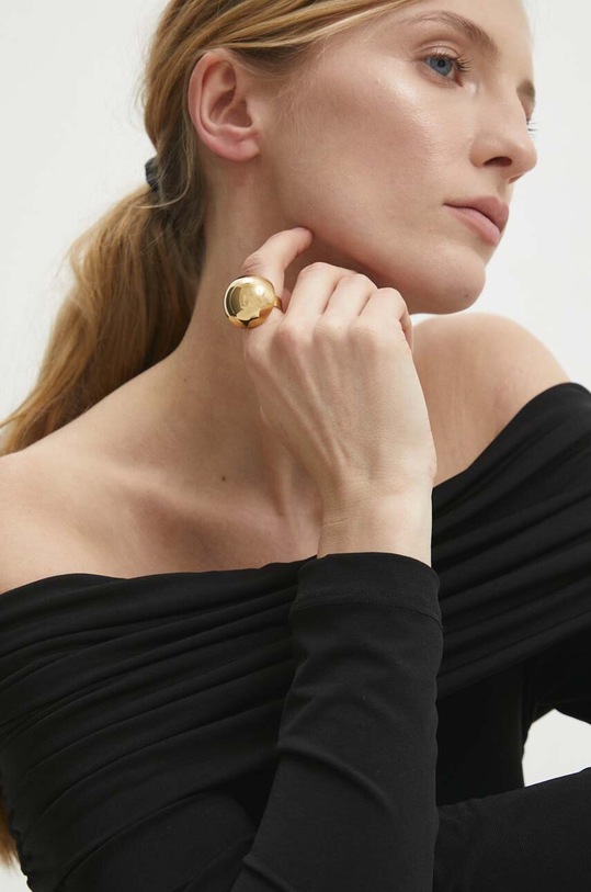 Answear Lab pierścionek złoty 6830000201.HWK