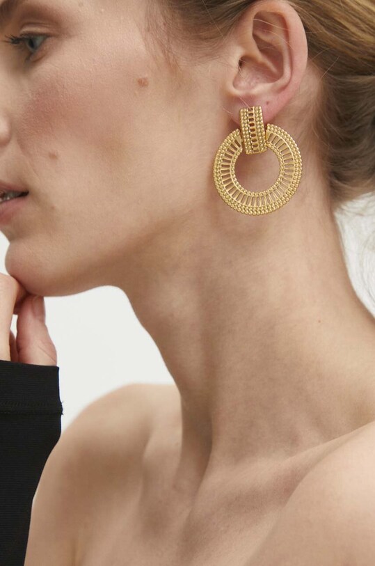 Náušnice Answear.LAB D2188A299.hjs zlatá