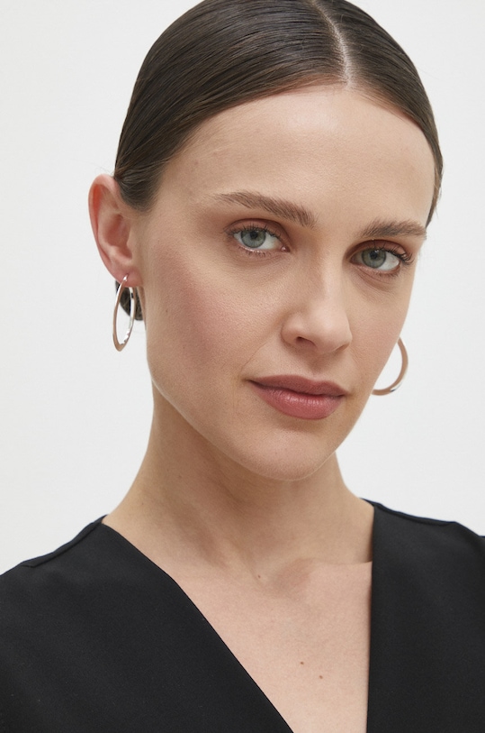 Stříbrné náušnice Answear.LAB 37173.HWK stříbrná