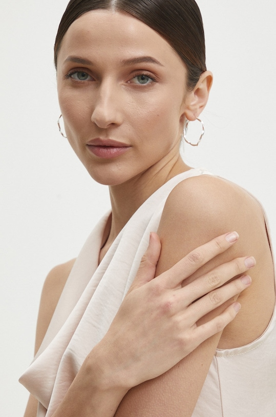 Answear Lab kolczyki srebrne 37288.HWK srebrny