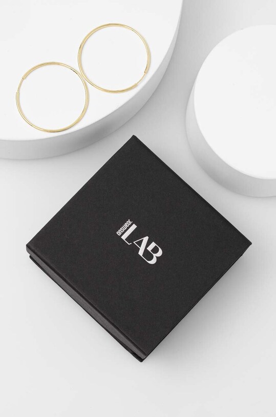 Srebrne naušnice presvučene zlatom Answear.LAB 24899.HWK zlatna WW24