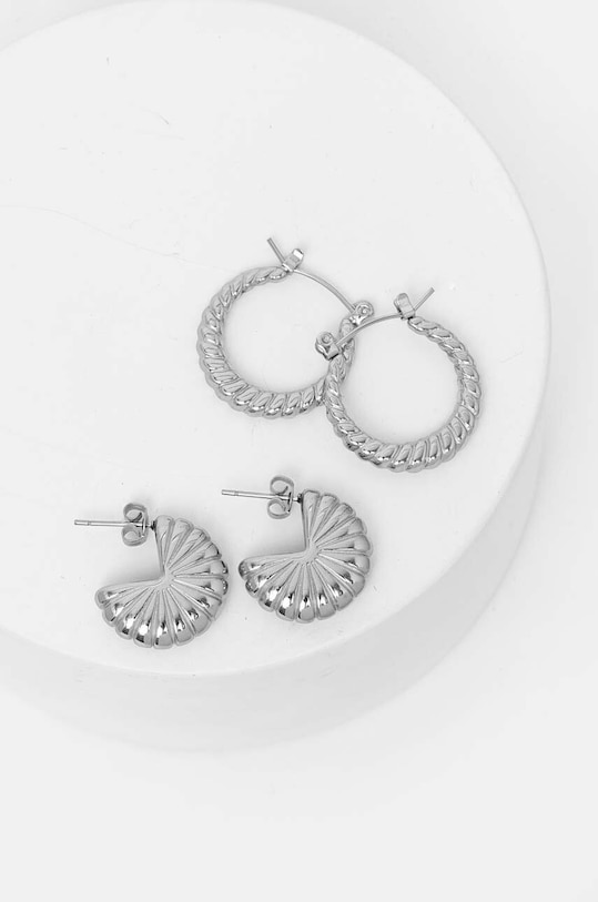 Сережки Answear.LAB 2 шт 4240..cdb серебрянный WZ24