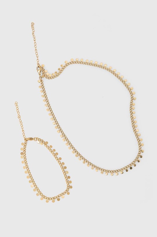 Κολιέ και βραχιόλι Answear.LAB 12199.12200.fh χρυσαφί WW24