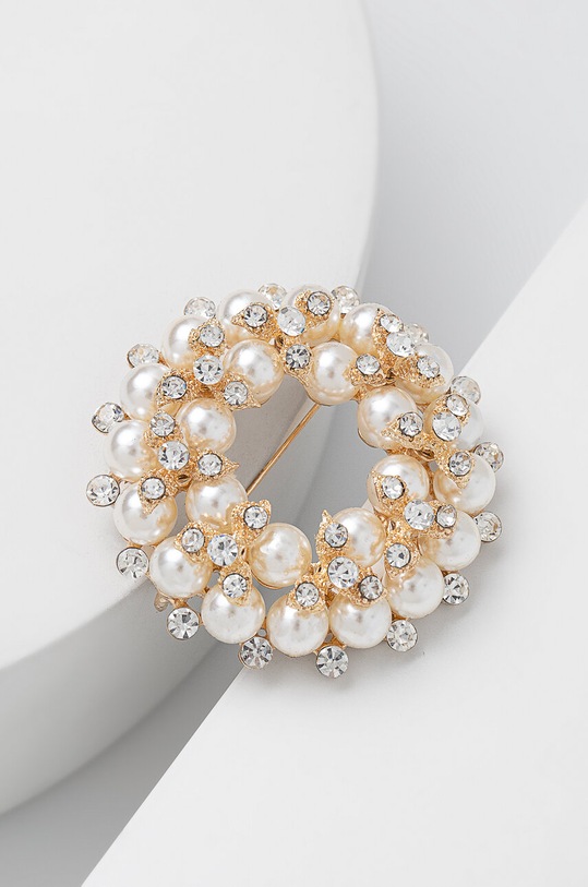 Answear Lab broszka br1.ih złoty WZ24