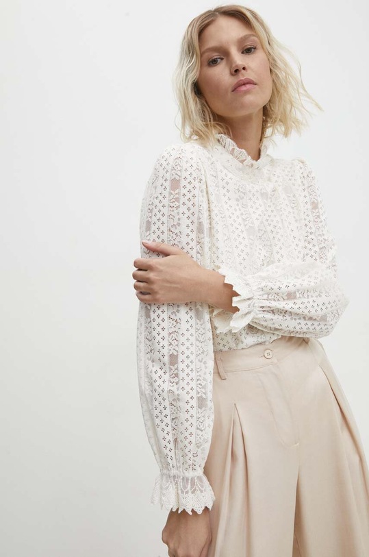 Odzież Answear Lab bluzka 4200.HWK biały