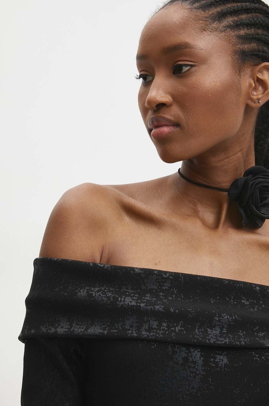 Answear Lab bluza negru sng.bdd016.tjs