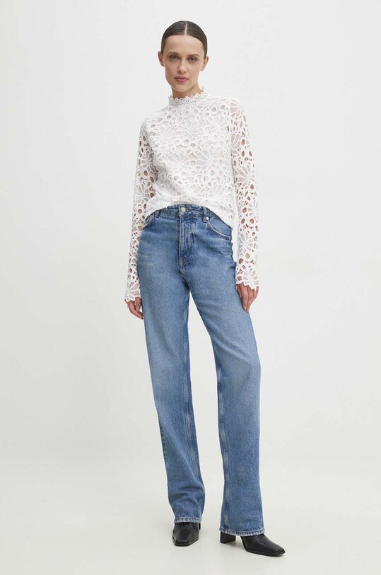 Answear Lab bluza V6978.HWK alb WW24
