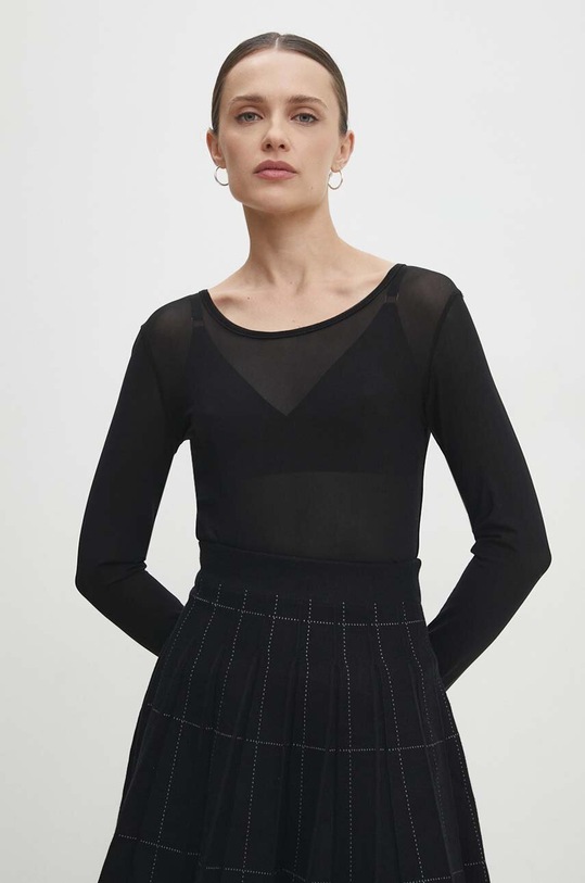 Blúzka Answear.LAB čierna AS800.HWK