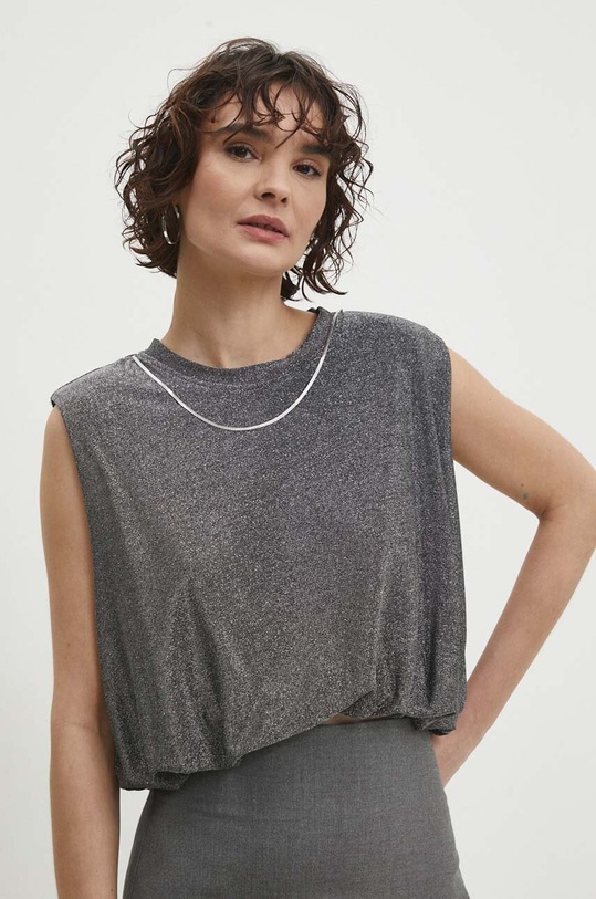 Μπλουζάκι Answear.LAB γκρί 8978.ijs