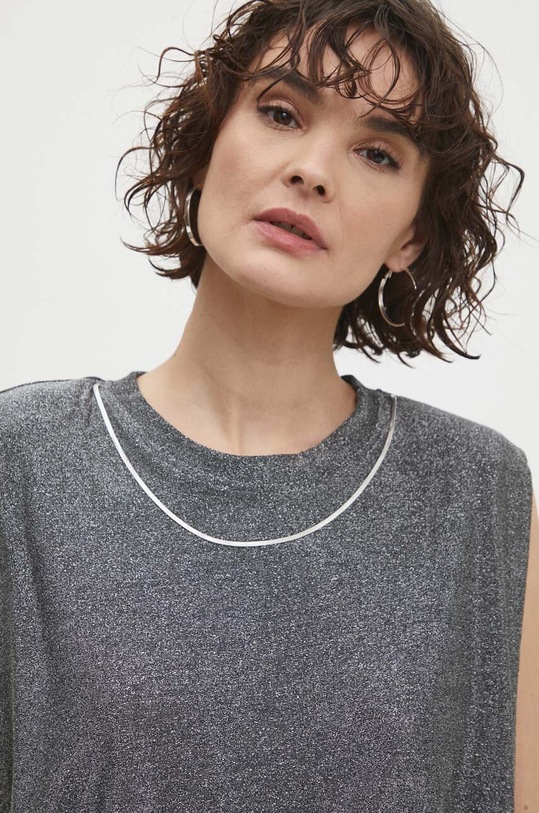 Μπλουζάκι Answear.LAB 8978.ijs γκρί