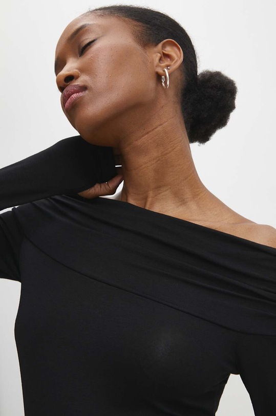 Answear Lab bluzka czarny sng.bdd025.tjs