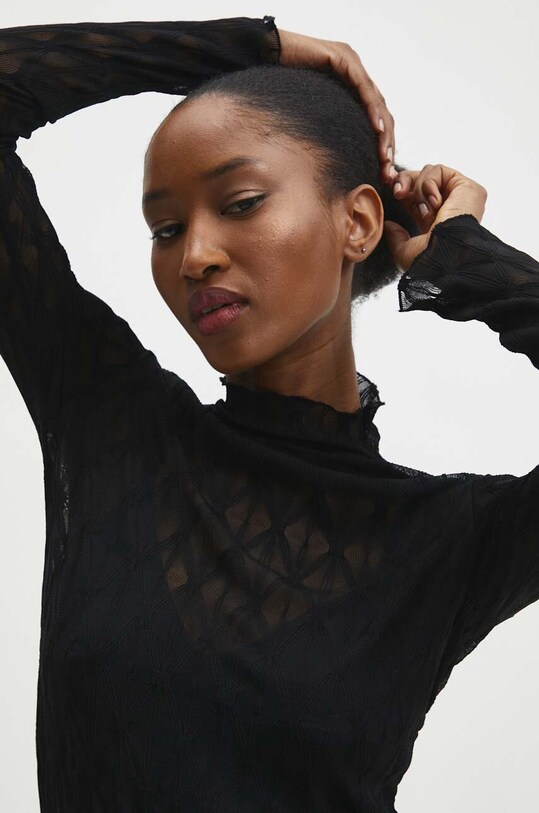 Answear Lab bluza uni negru 8647.fjs