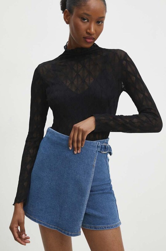 Answear Lab bluza negru 8647.fjs