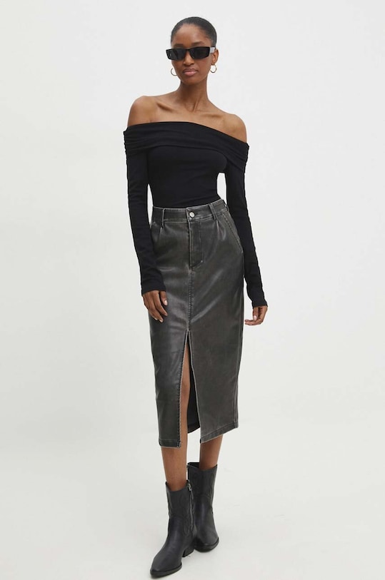 Answear Lab bluza 896.FWK negru WW24