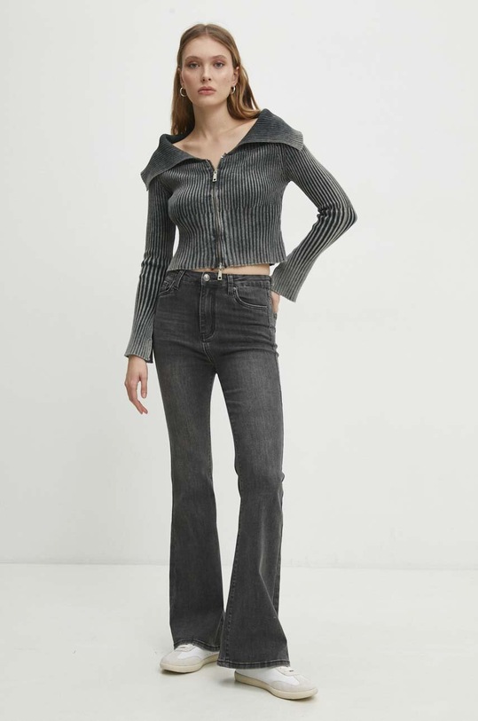 Answear Lab kardigan bawełniany 60206.td szary WW24