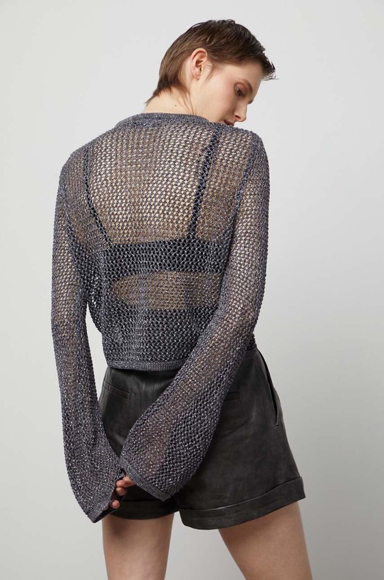 Îmbrăcăminte Answear Lab pulover 10350.td argintiu