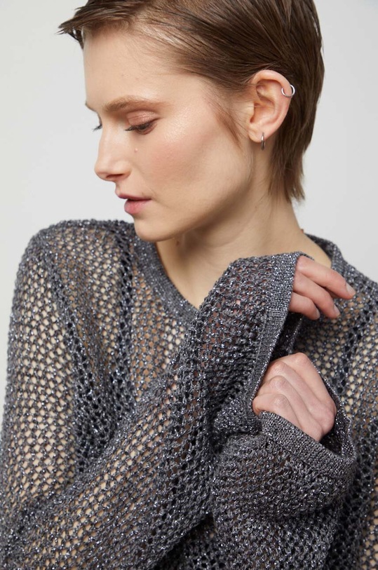 Answear Lab pulover 10350.td argintiu